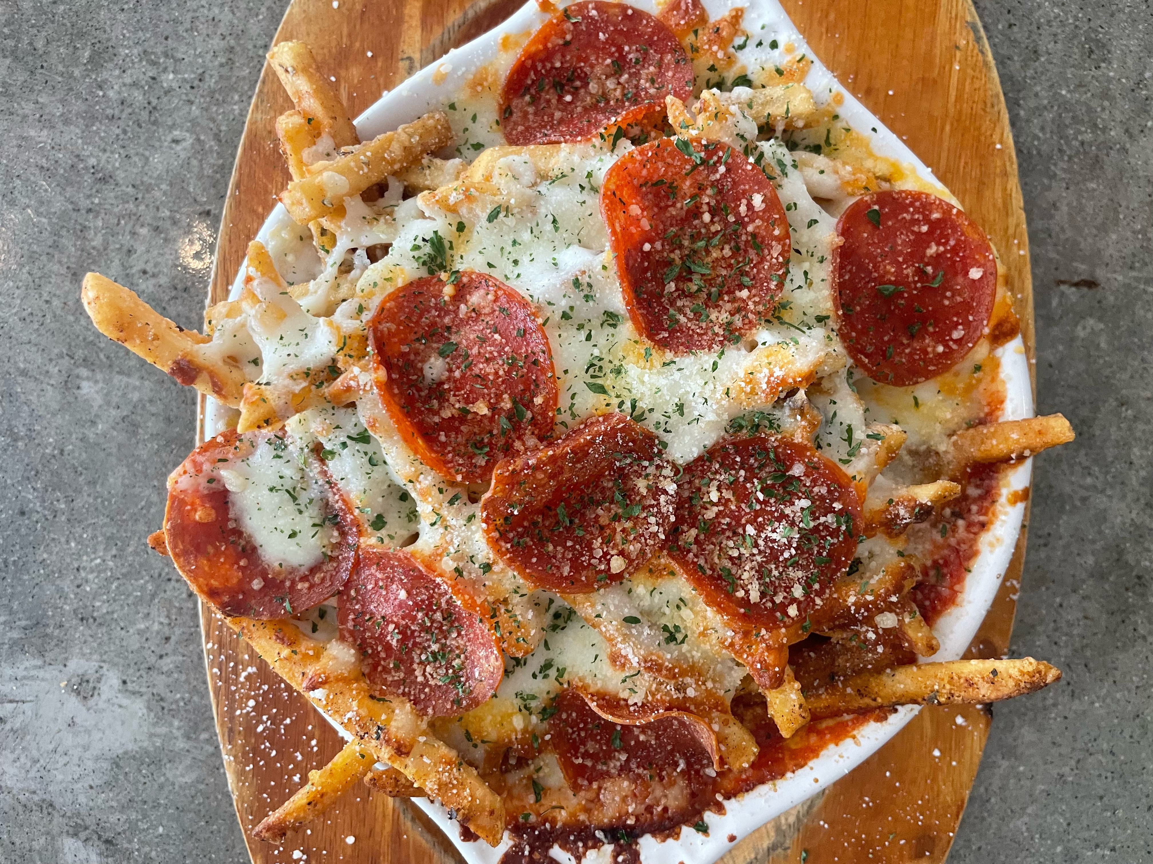 Order Pizza Fries food online from Pizza E Birra store, San Diego on bringmethat.com