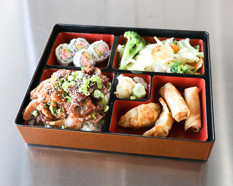 Order Chicken and Beef Bento food online from Quickway Japanese Hibachi store, Columbia on bringmethat.com