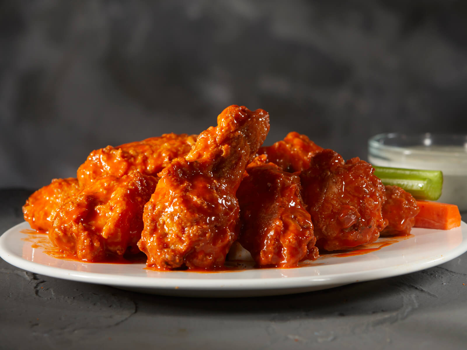 Order Buffalo Wings (Hot) food online from Wing Squad store, Grand Rapids on bringmethat.com