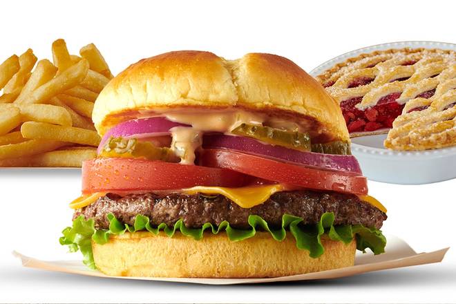 Order Big Burger Bundle 4 food online from Shari's Cafe store, Salem on bringmethat.com