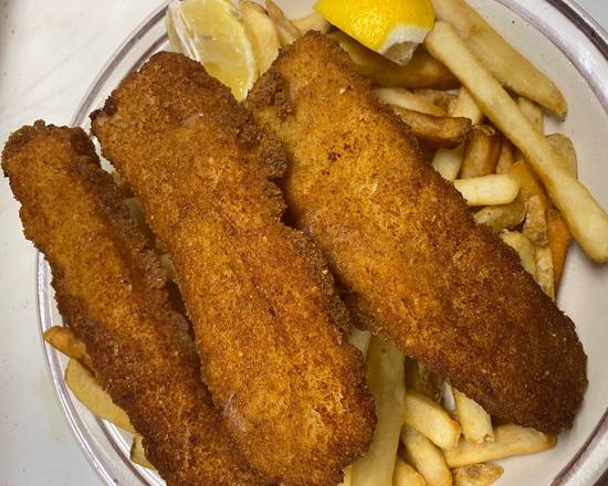 Order Fish and Chips food online from Jim Dandys of Rutherford store, Rutherford on bringmethat.com