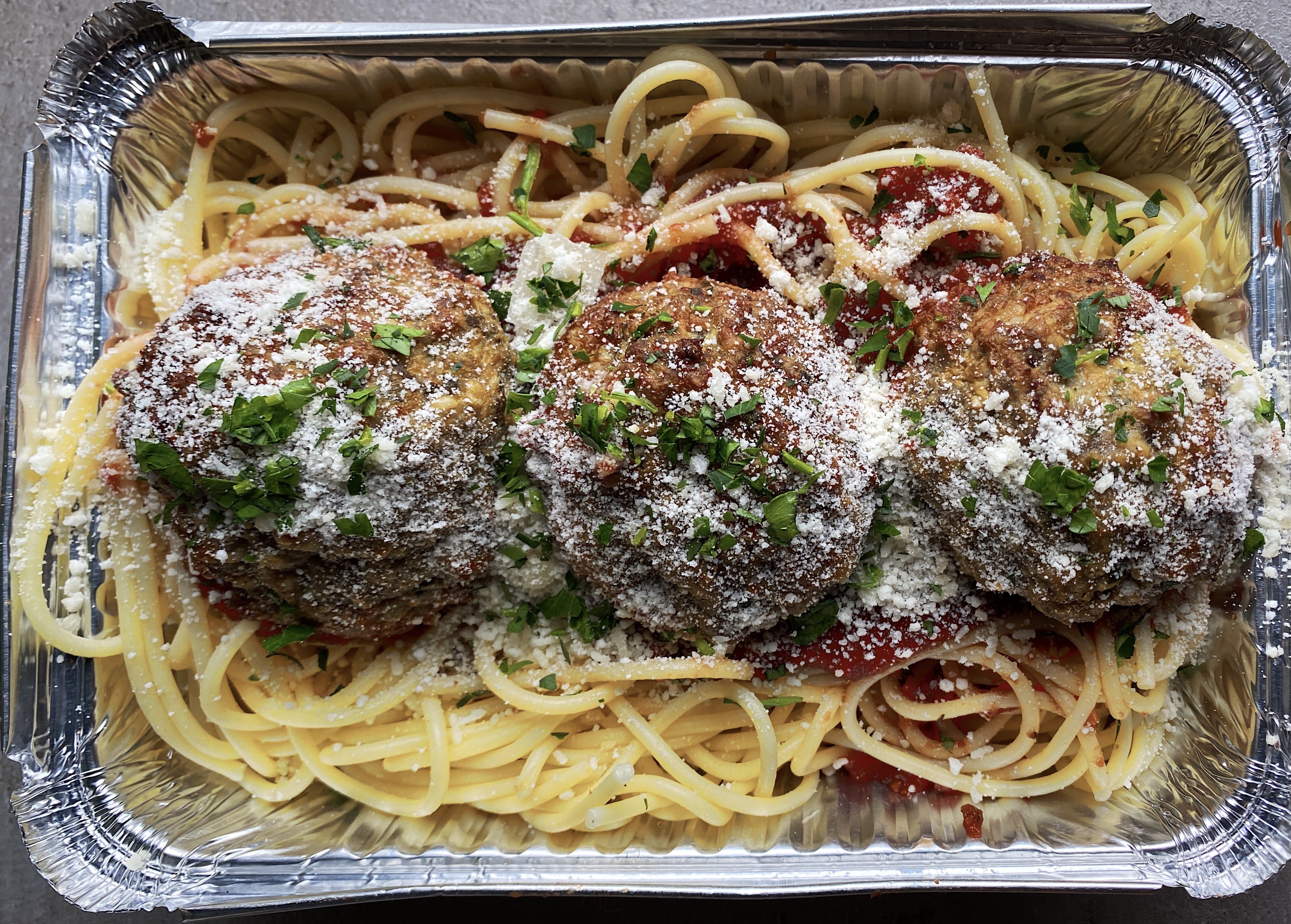 Order Your Favorite Spaghetti & Meatballs food online from Next Door store, New Haven on bringmethat.com