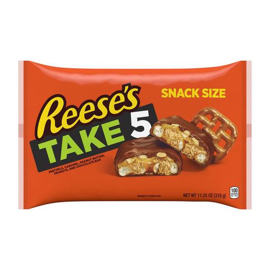 Order Reese's Take 5 Snack Size Candy Bar, 11.25 OZ food online from Cvs store, MONTEZUMA on bringmethat.com