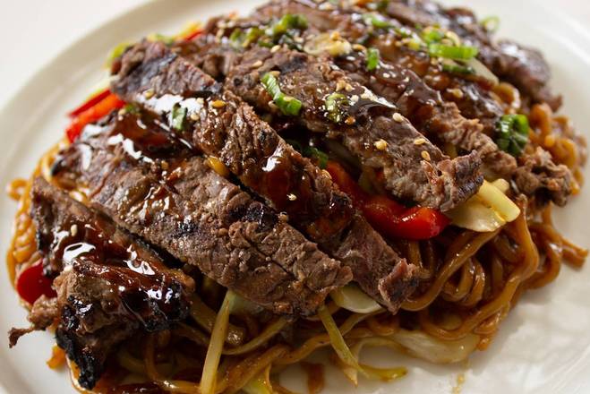 Order Yakisoba  Noodle  and  Steak food online from Sansai Japanese Grill store, Carson on bringmethat.com