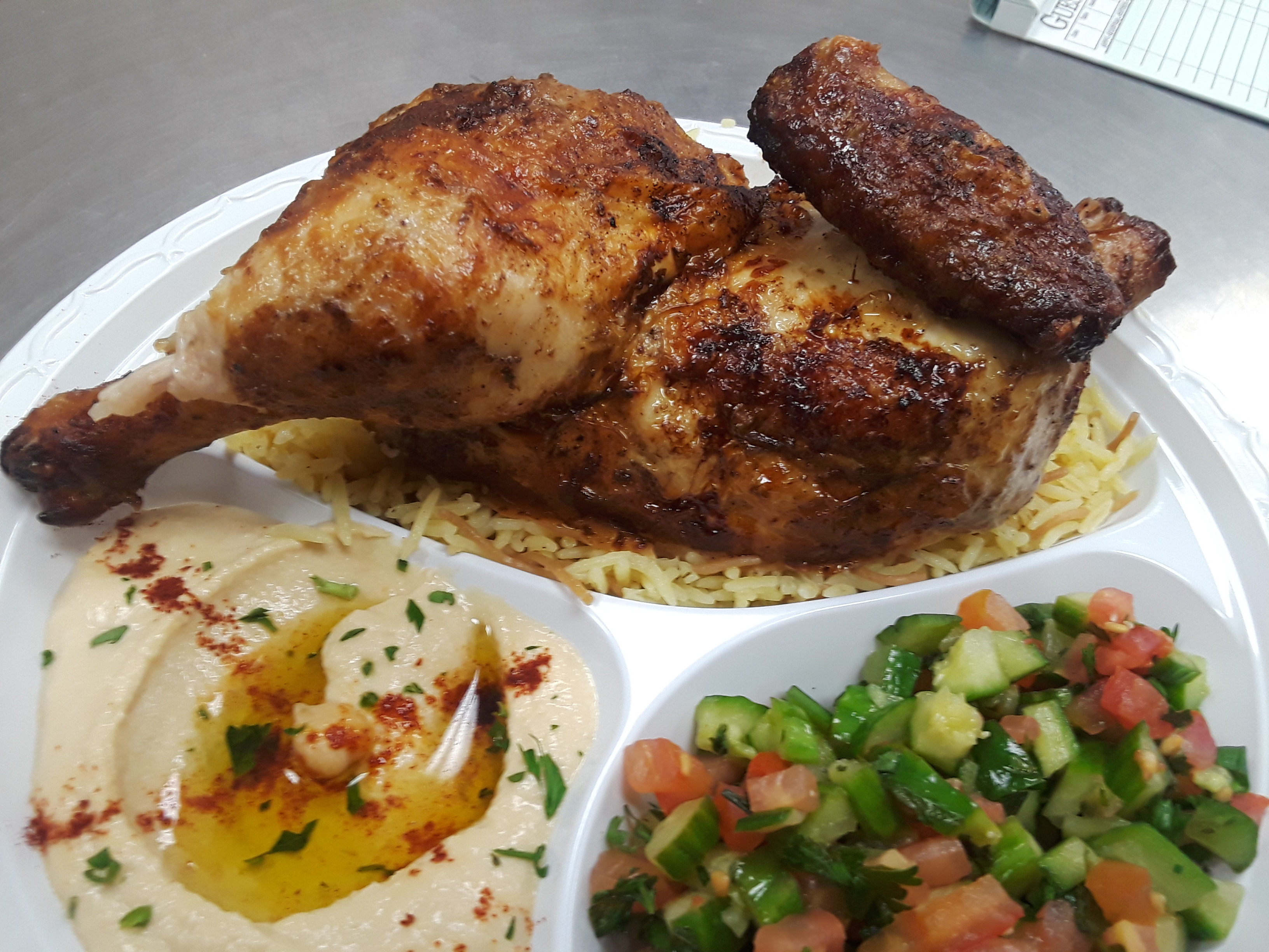 Order Half Chicken Meal food online from Zaytoon's Kabob store, Garden Grove on bringmethat.com