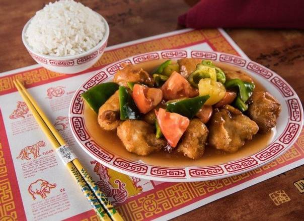 Order Sweet and Sour Pork food online from Golden Gate Restaurant store, Waukesha on bringmethat.com