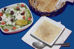 Order *  Soup and Salad food online from Zorbas Fine Greek Cuisine store, Albuquerque on bringmethat.com