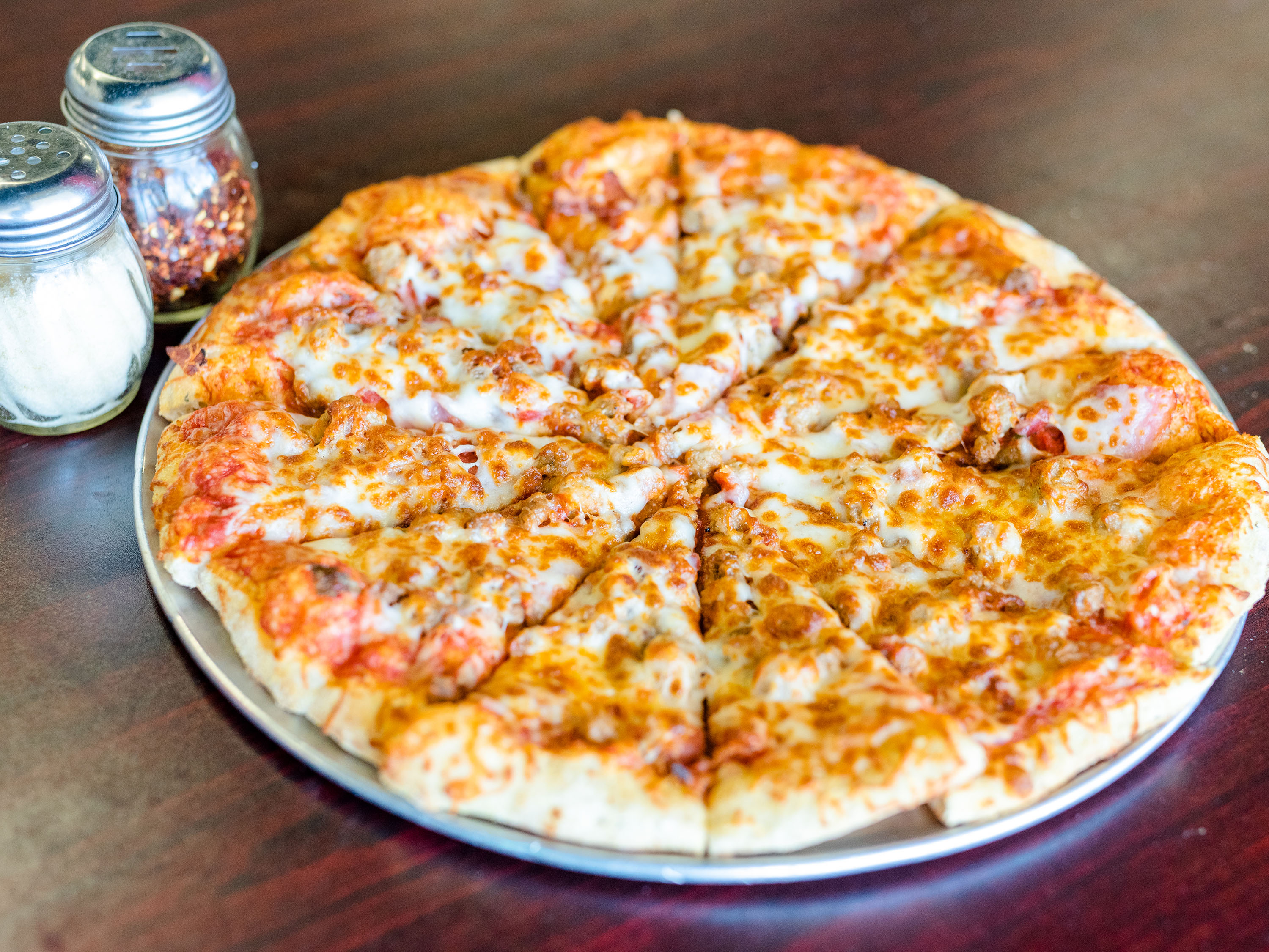 Order The Texan Pizza food online from Potter's Pizza store, Abilene on bringmethat.com