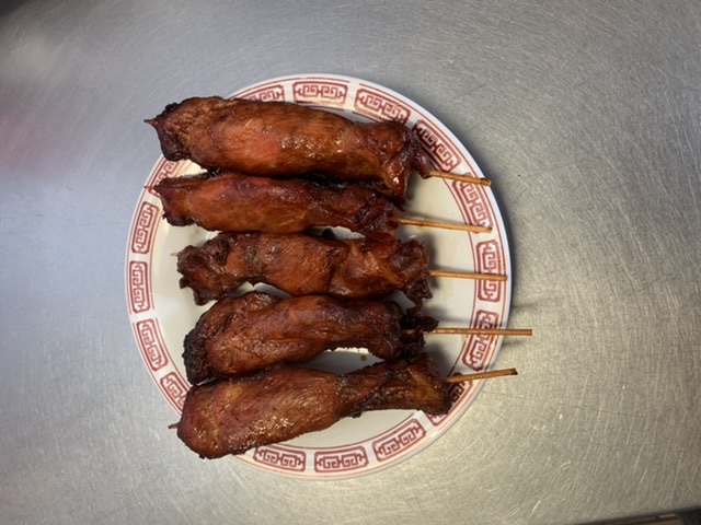 Order 7. Teriyaki Chicken Stick  food online from China Wall store, Madison Heights on bringmethat.com