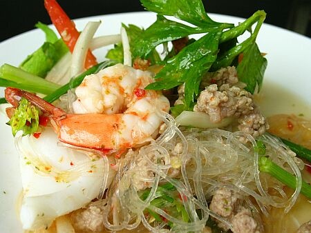 Order Yam Woon Sen (Glass Noodle Salad) food online from Thai Food to Go store, Torrance on bringmethat.com