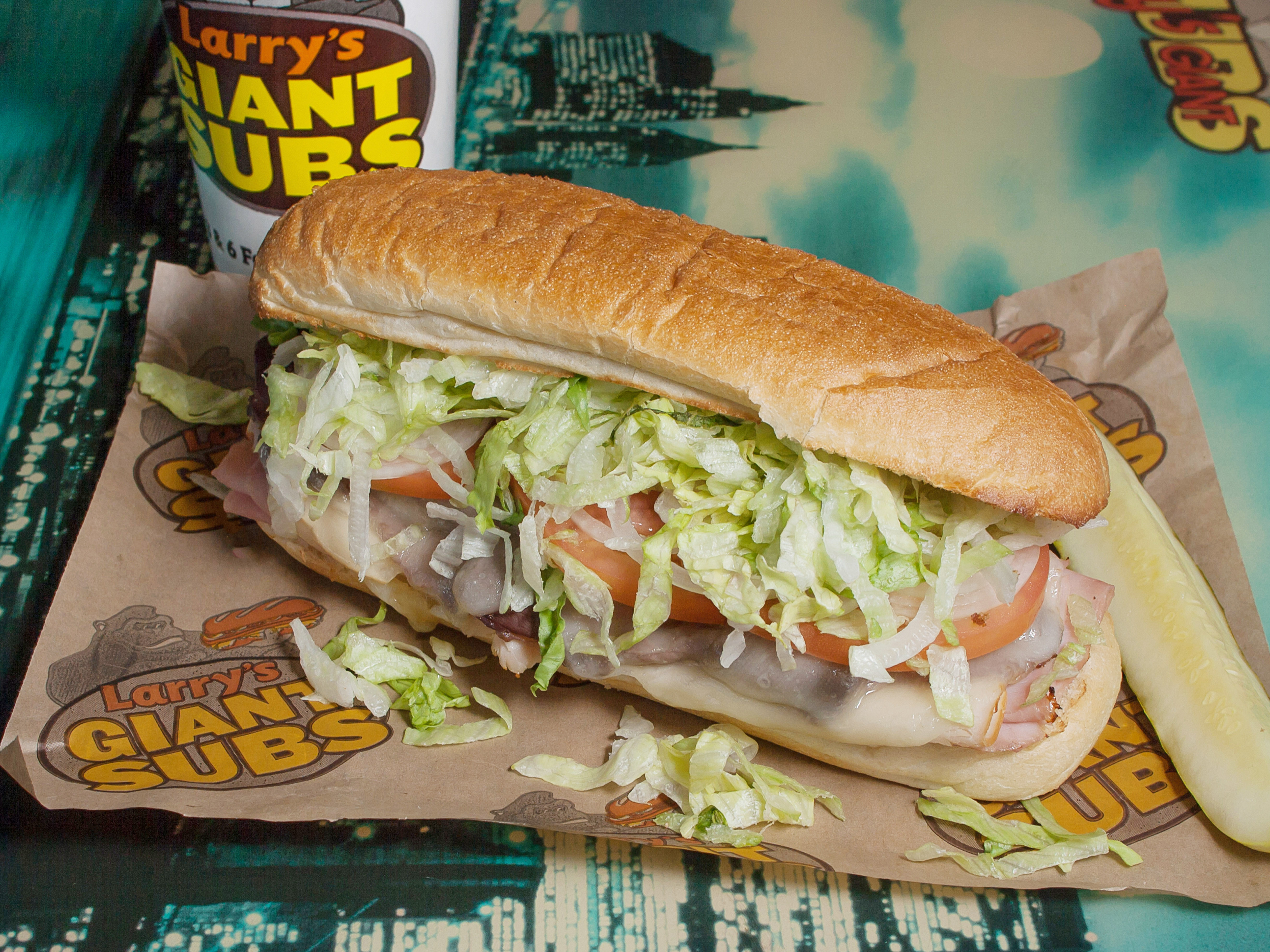 Order Ultimate Hot Sub food online from Larry Giant Subs store, Fayetteville on bringmethat.com