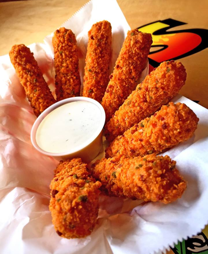Order Mozzarella Cheese Sticks food online from Wings Etc. store, South Bend on bringmethat.com