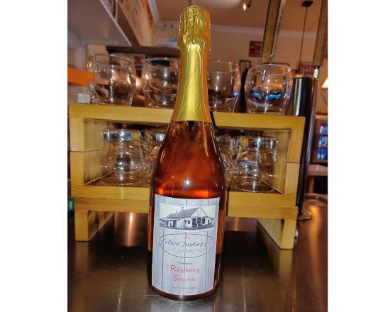 Order Raspberry Sparkle Champagne Bottle (11% ABV) food online from Colbert Trading Co store, Colbert on bringmethat.com