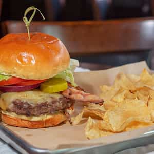 Order All-American Burger food online from The Brass Tap store, Greenfield on bringmethat.com