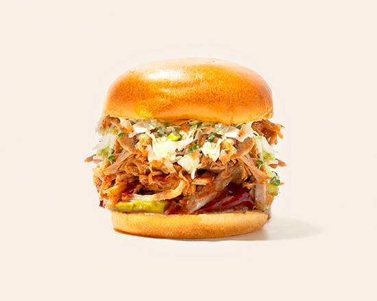 Order BBQ Pulled Pork Sandwich food online from Smokey Bbq Sandwiches store, Lakewood on bringmethat.com