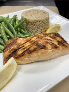 Order Grilled Salmon food online from Bistro 1051 store, Clark on bringmethat.com