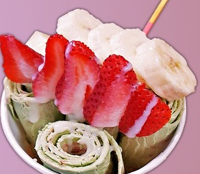 Order The Hulk Rolled Ice Cream food online from Tea & Crepe Cafe store, Grand Forks on bringmethat.com