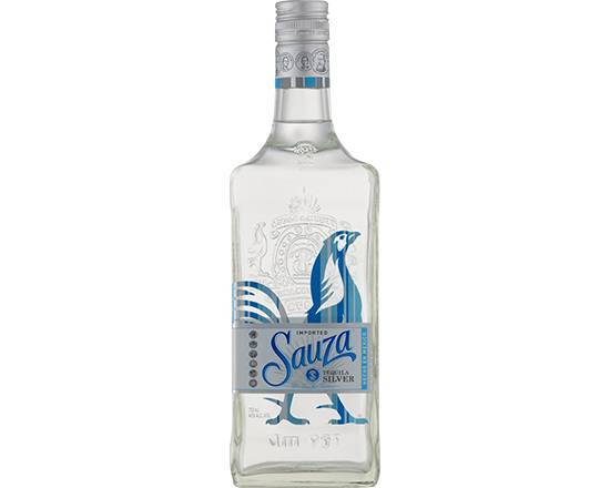 Order Sauza Silver Tequila, 750mL liquor (40% ABV) food online from Samco Food Store store, Bakersfield on bringmethat.com
