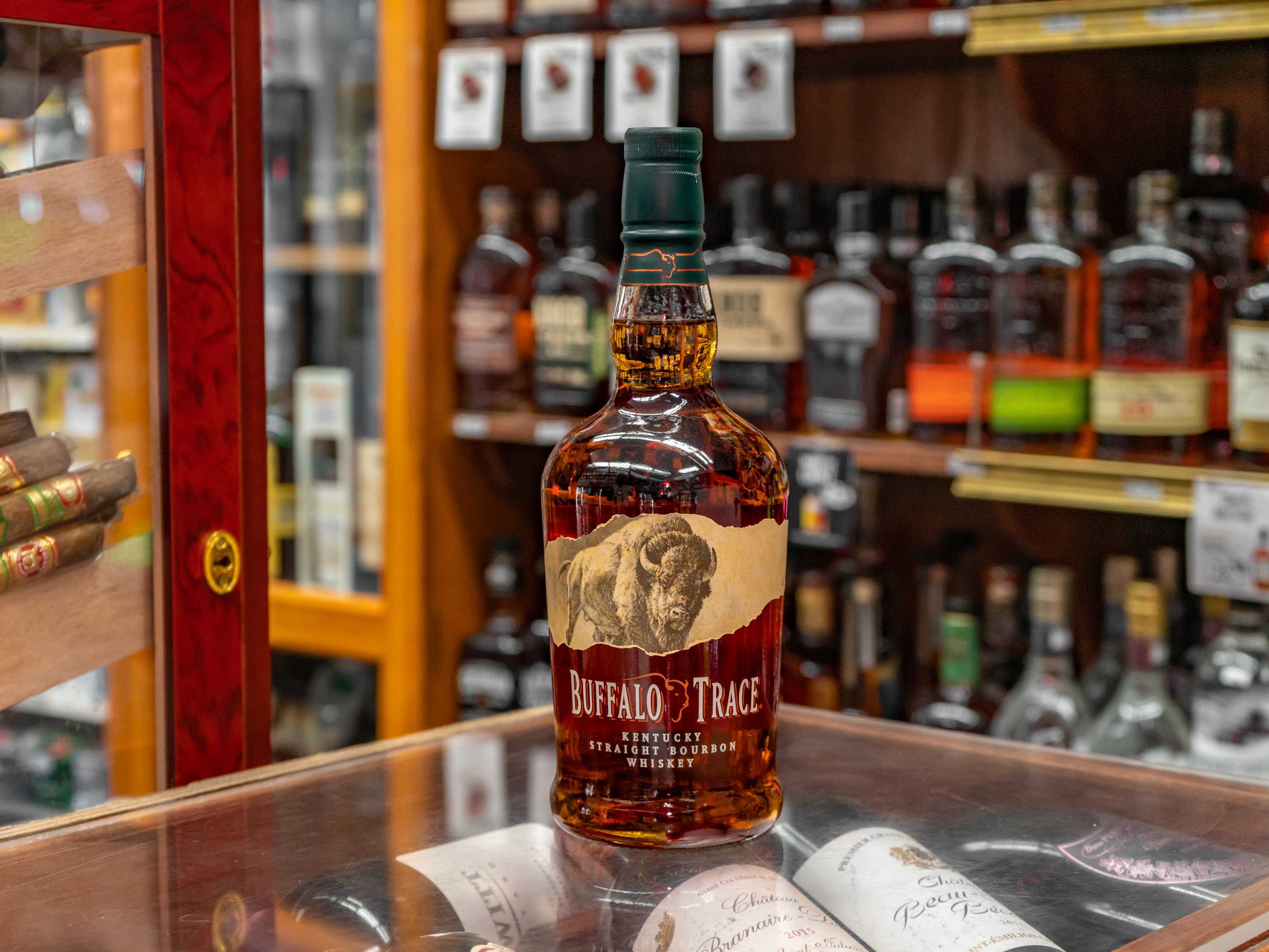 Order 750 ml Bottled Buffalo Trace Bourbon food online from A La Couch store, San Francisco on bringmethat.com