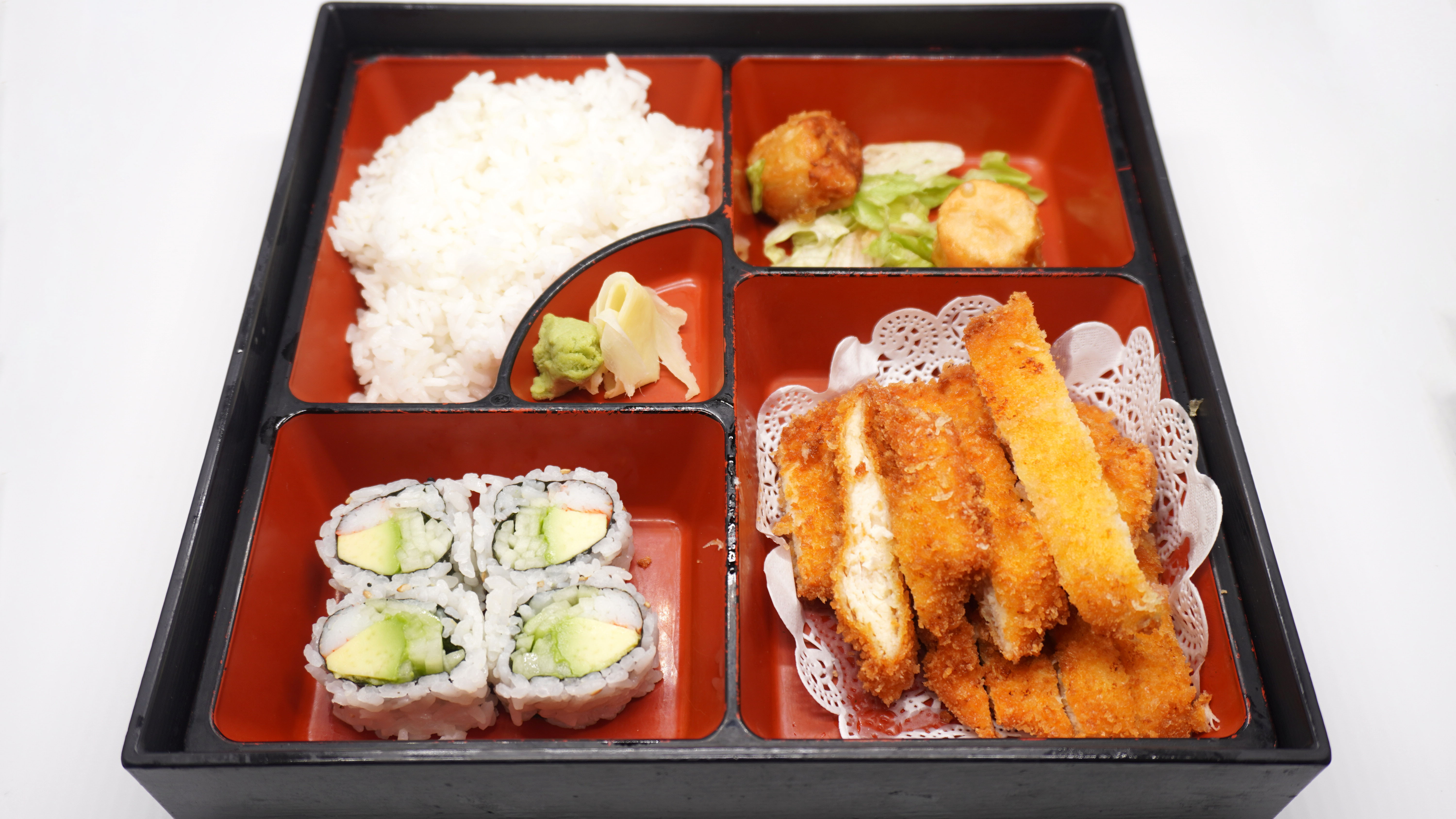 Order Chicken Katsu Bento Box Lunch Special food online from Mizu Japanese Restaurant store, Niles on bringmethat.com