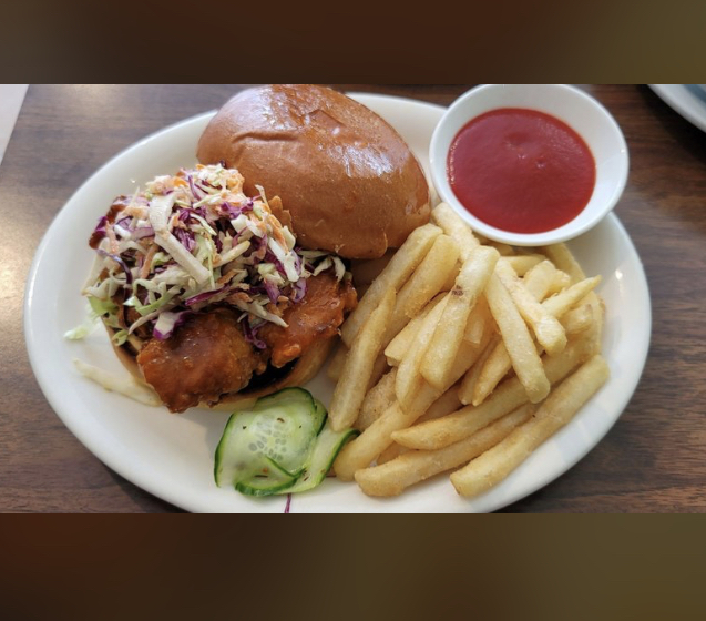 Order Spicy Fried Chicken Sandwich food online from Bogy Market Ca Bistro store, South San Francisco on bringmethat.com