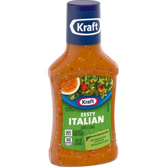 Order Kraft Zesty Italian Salad Dressing food online from Exxon Food Mart store, Port Huron on bringmethat.com