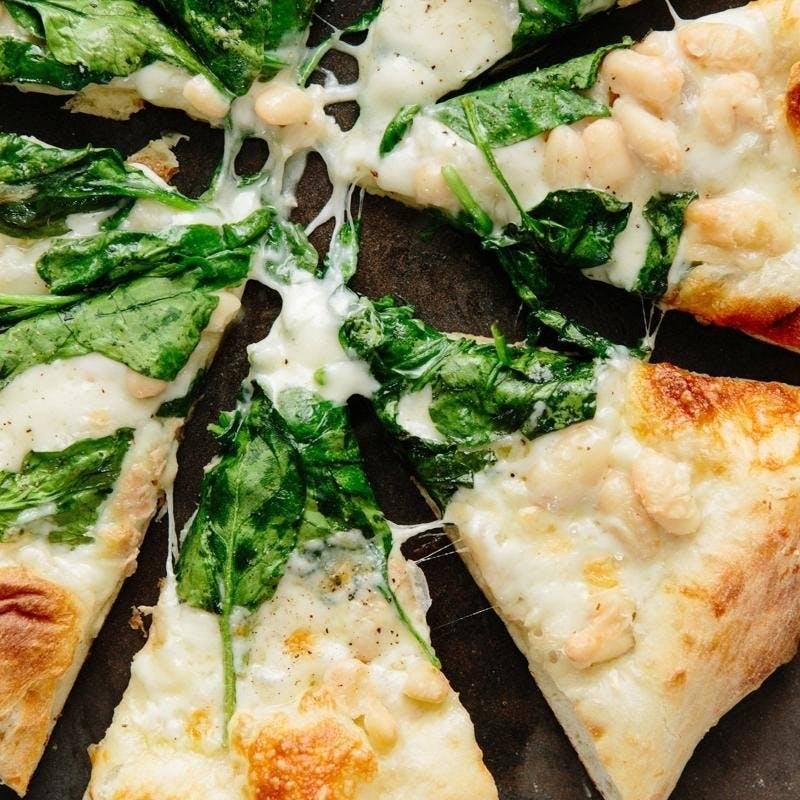 Order Spinach Pizza - Large food online from Brothers Pizza store, Little Egg Harbor Township on bringmethat.com