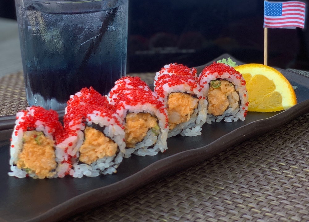 Order Spicy Shrimp Maki food online from Hot Woks Cool Sushi store, Chicago on bringmethat.com