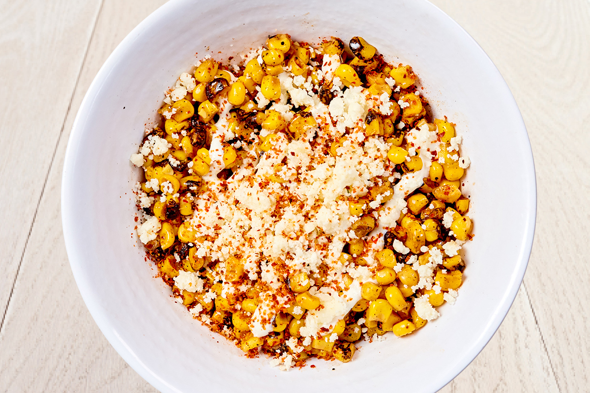 Order Mexican Street Corn Side - Large food online from Rubio's store, Denver on bringmethat.com