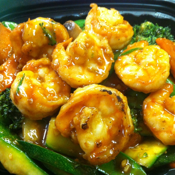 Order LC4. Steam Shrimp with Mixed Veggies Dish food online from Great Wok store, Charlotte on bringmethat.com