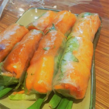 Order A9. Sugarcane Shrimp Paste Spring Rolls food online from Pho Saigon Express store, Escondido on bringmethat.com