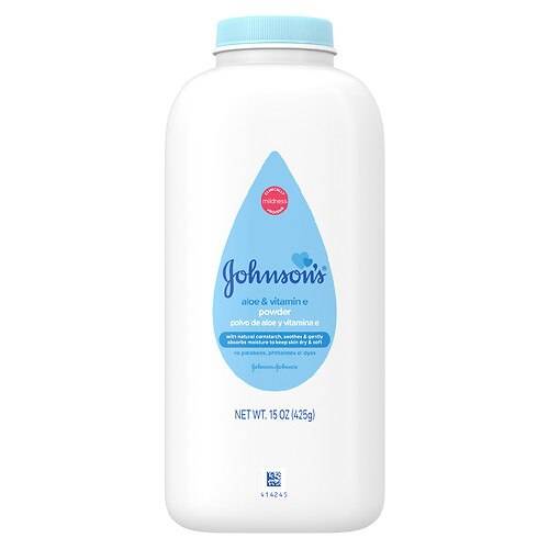 Order Johnson's Baby Powder, Naturally Derived Cornstarch With Aloe & Vitamin E Soothing Aloe & Vitamin E - 15.0 oz food online from Walgreens store, Berwyn on bringmethat.com