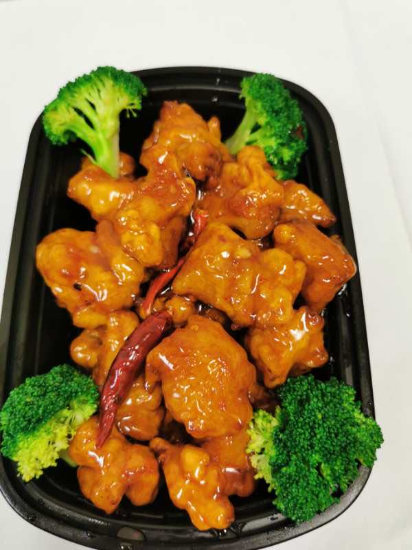 Order 410. Orange Flavored Chicken food online from New New Buffet store, Addison on bringmethat.com