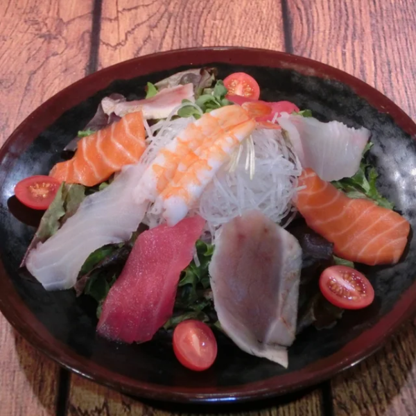 Order Sashimi Salad food online from Izakaya Takasei store, Fullerton on bringmethat.com