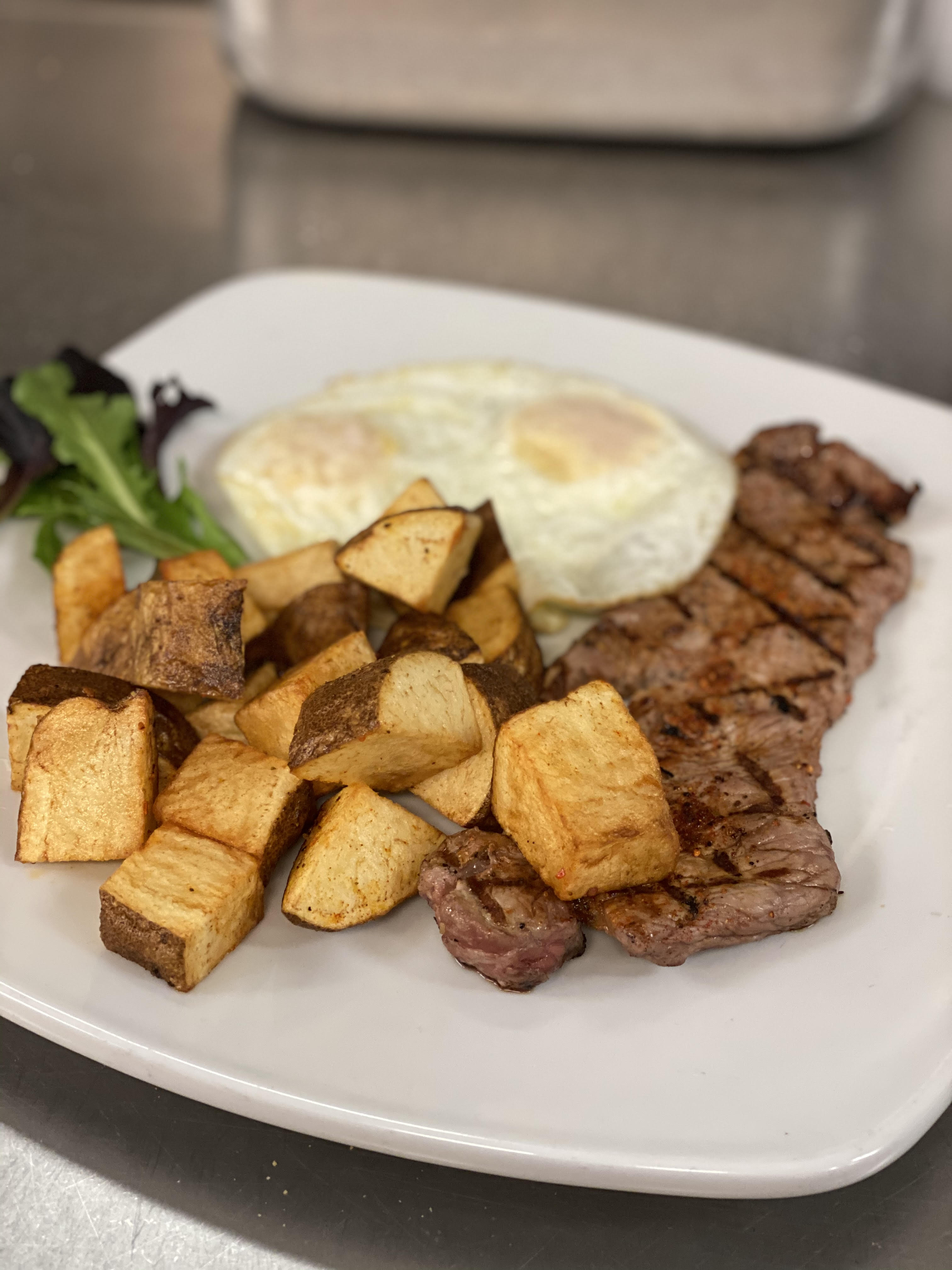 Order Steak and Eggs food online from Sugar Pine Smokehouse store, Madera on bringmethat.com