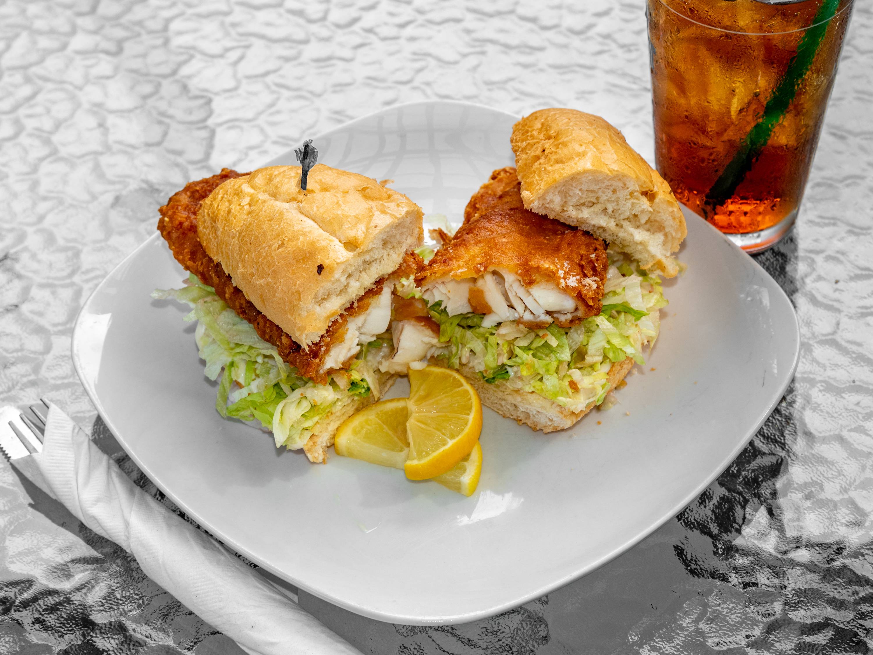 Order Haddock Sandwich food online from Mt Pockets Bar And Grill store, Appleton on bringmethat.com