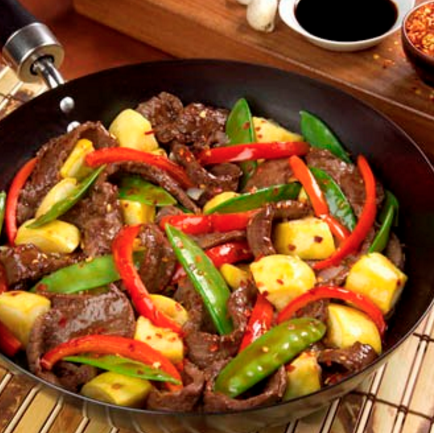 Order Curry Beef food online from Sakura Asian Bistro store, Richmond on bringmethat.com