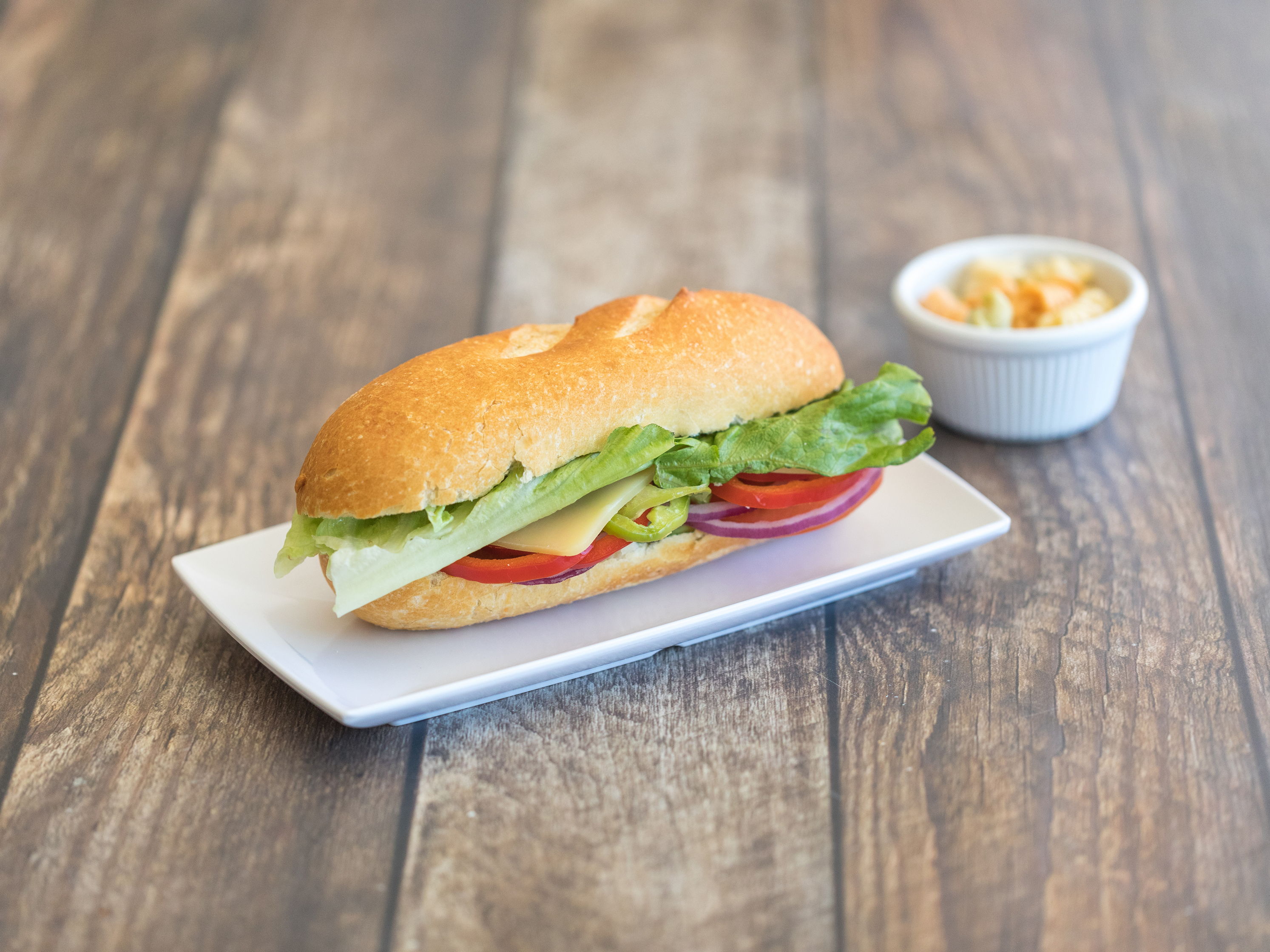 Order Veggie and Cheese Sandwich food online from Maxi Luncheonette store, Sorrento Valley on bringmethat.com