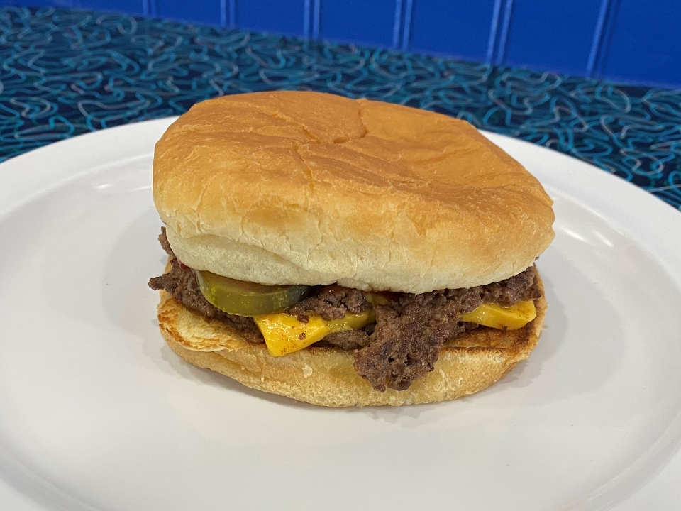 Order Double Cheese Burger food online from Charlies Hamburgers store, Folsom on bringmethat.com