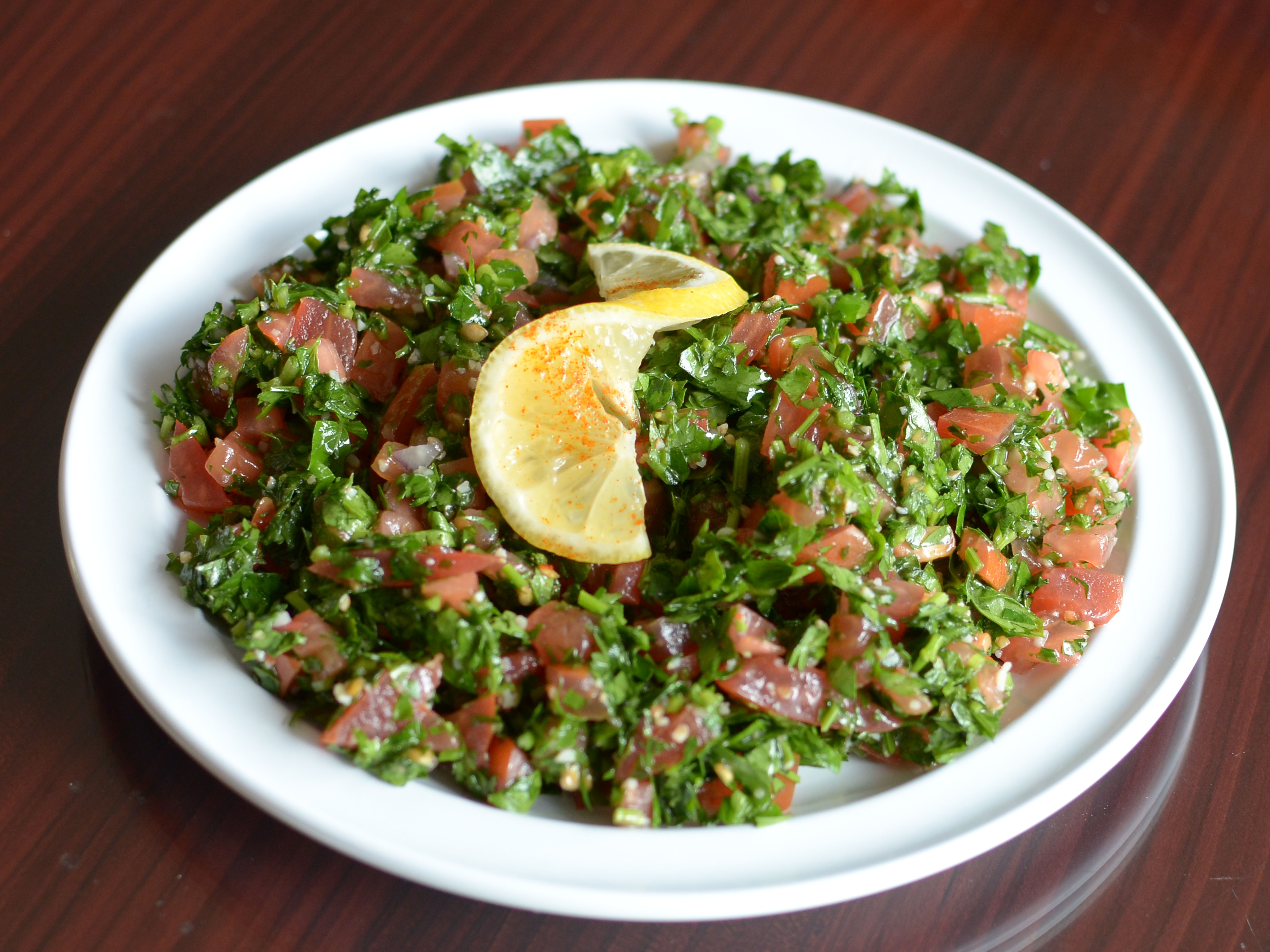 Order Tabbouleh Salad food online from Cairo Kebab store, Chicago on bringmethat.com