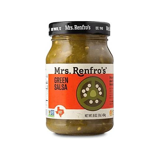 Order Mrs. Renfro's Green Salsa (16 OZ) 89008 food online from BevMo! store, Milpitas on bringmethat.com