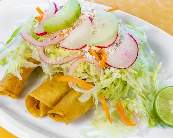 Order Flutes (Flautas) food online from Cenaduria Doña Chayito store, Glendale on bringmethat.com