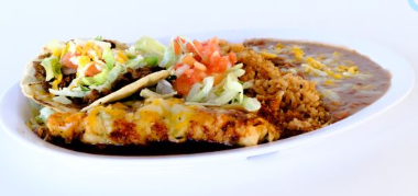 Order Enchilada and Taco Combo Plate food online from Pico Pica Rico store, Sherman Oaks on bringmethat.com