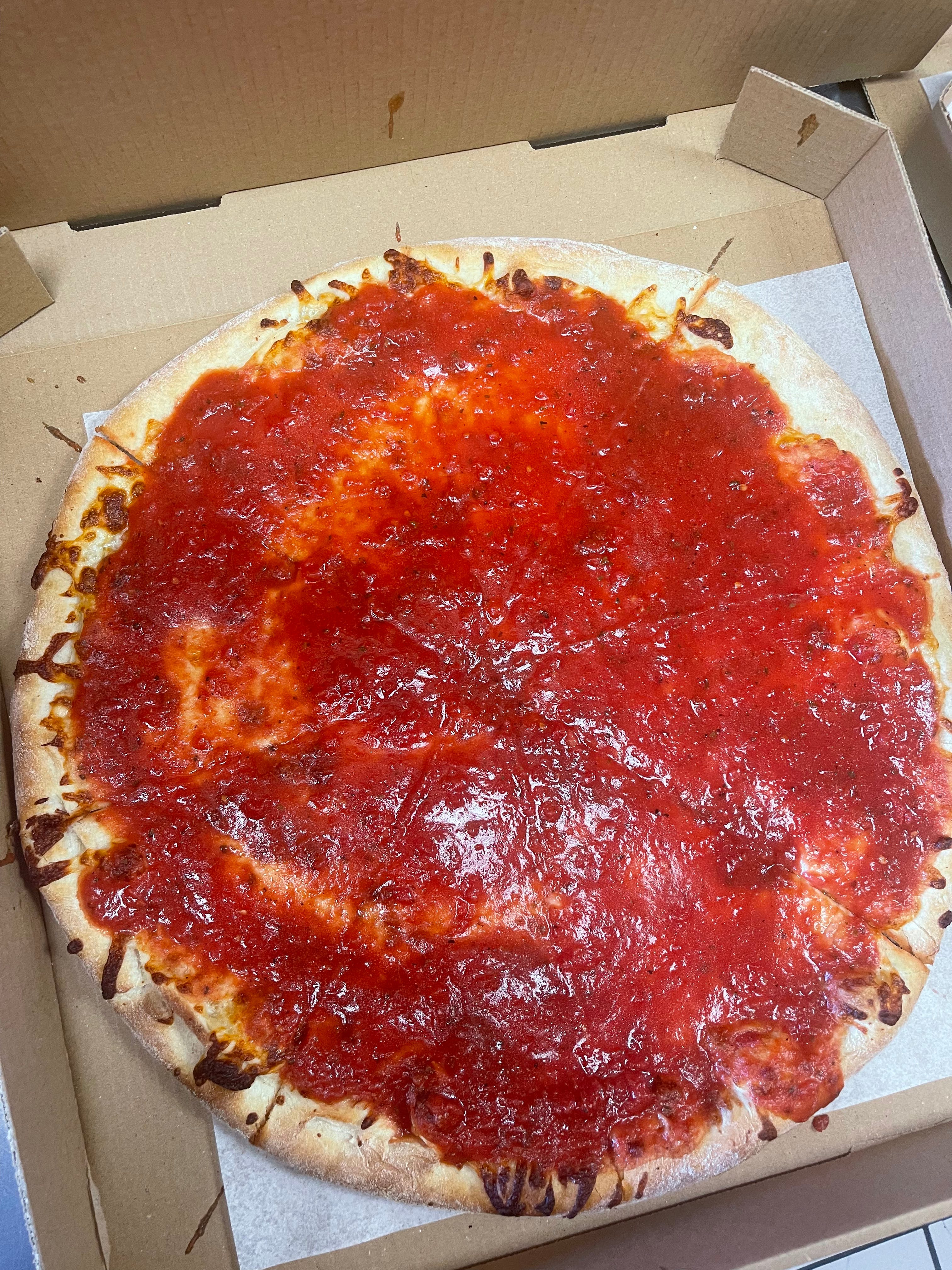 Order Upside Down Pizza - Small 10" food online from Speedy Pizza store, Philadelphia on bringmethat.com