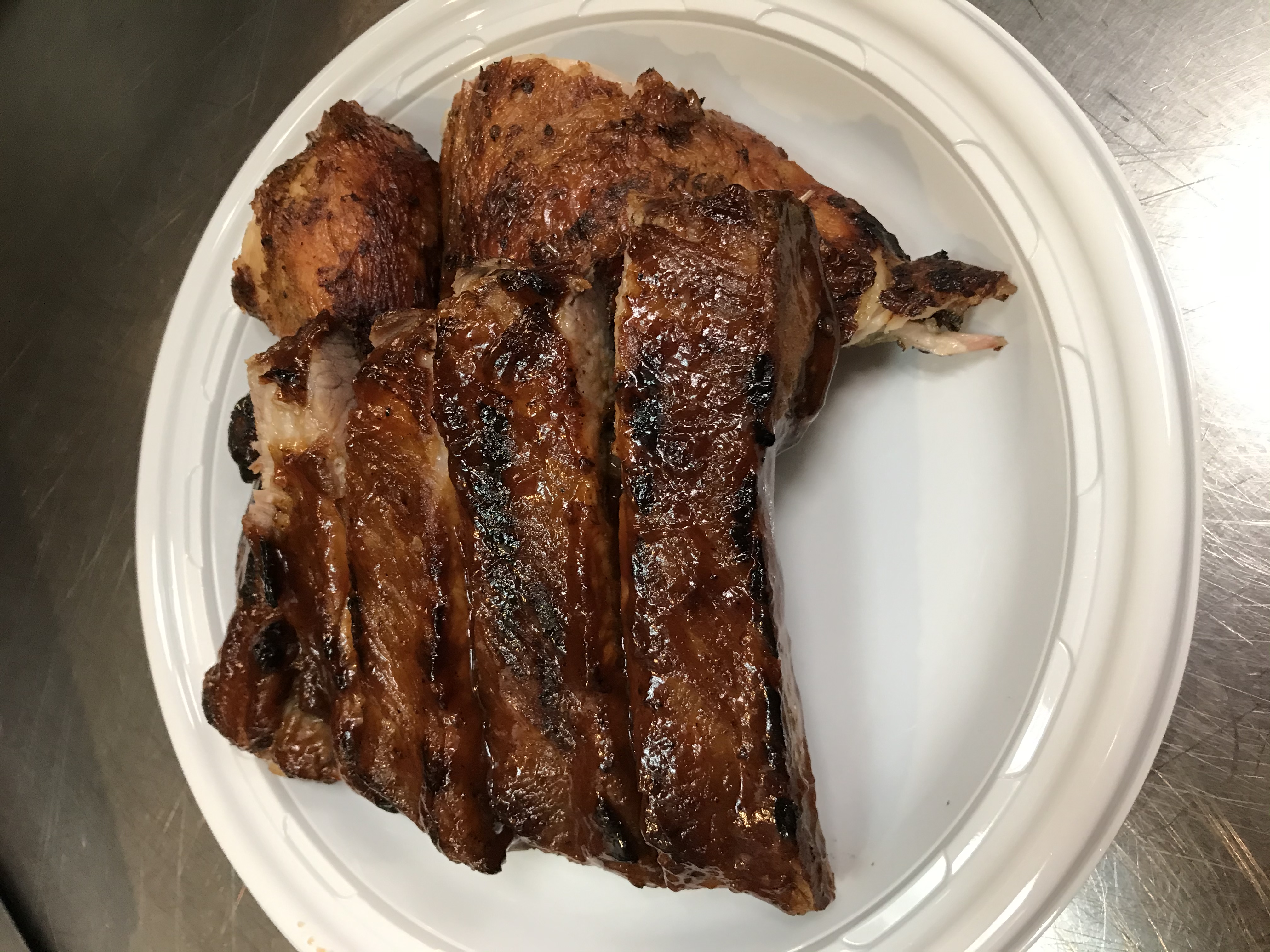 Order 1/4 Chicken and 1/4 Ribs food online from The Chicken Shack store, Rego Park on bringmethat.com