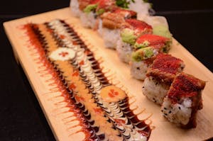 Order Fire Dragon Roll food online from Gari Sushi store, Chicago on bringmethat.com