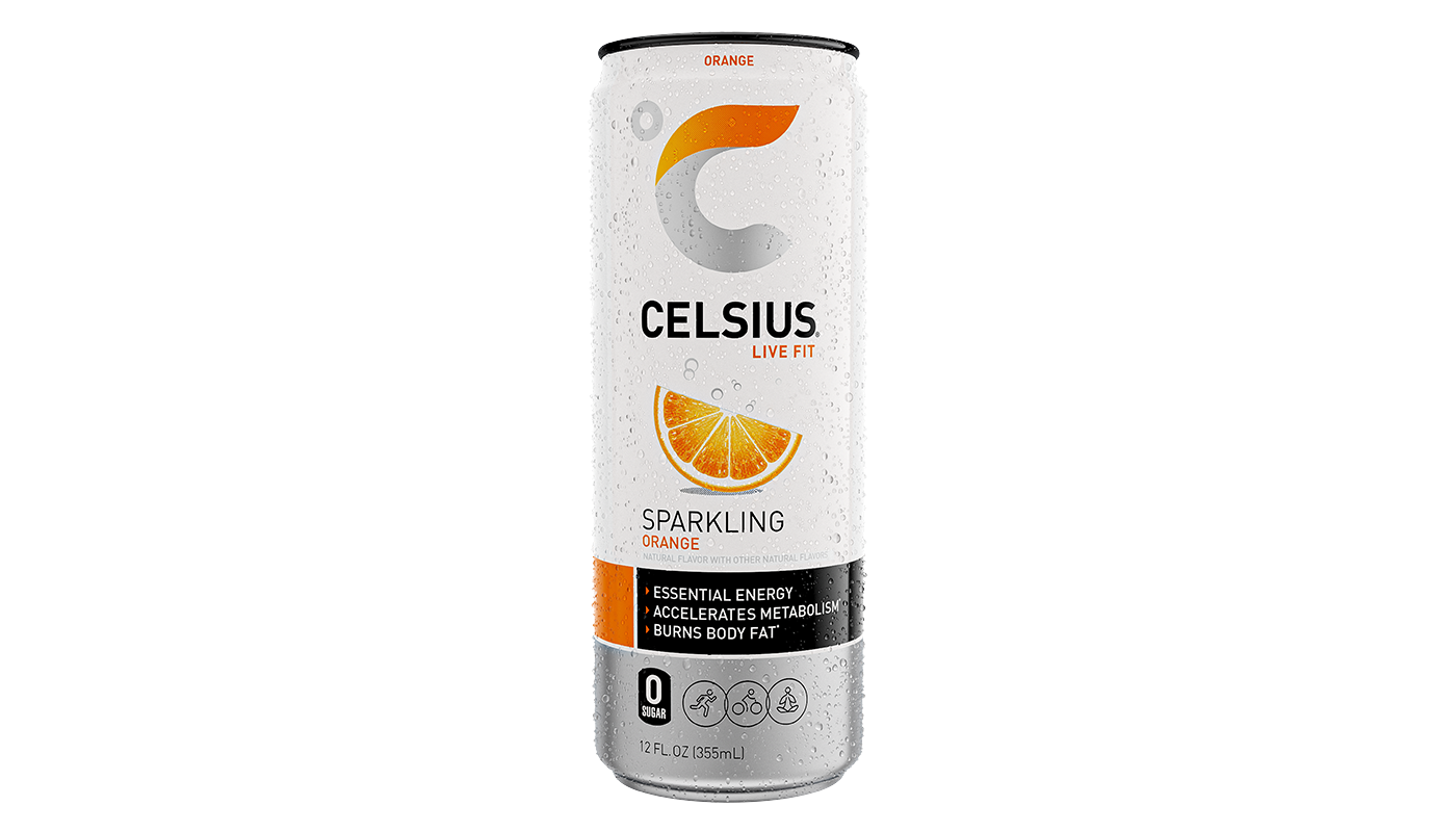 Order Celsius Sparkling Orange 12oz food online from QuickChek store, Wall Township on bringmethat.com