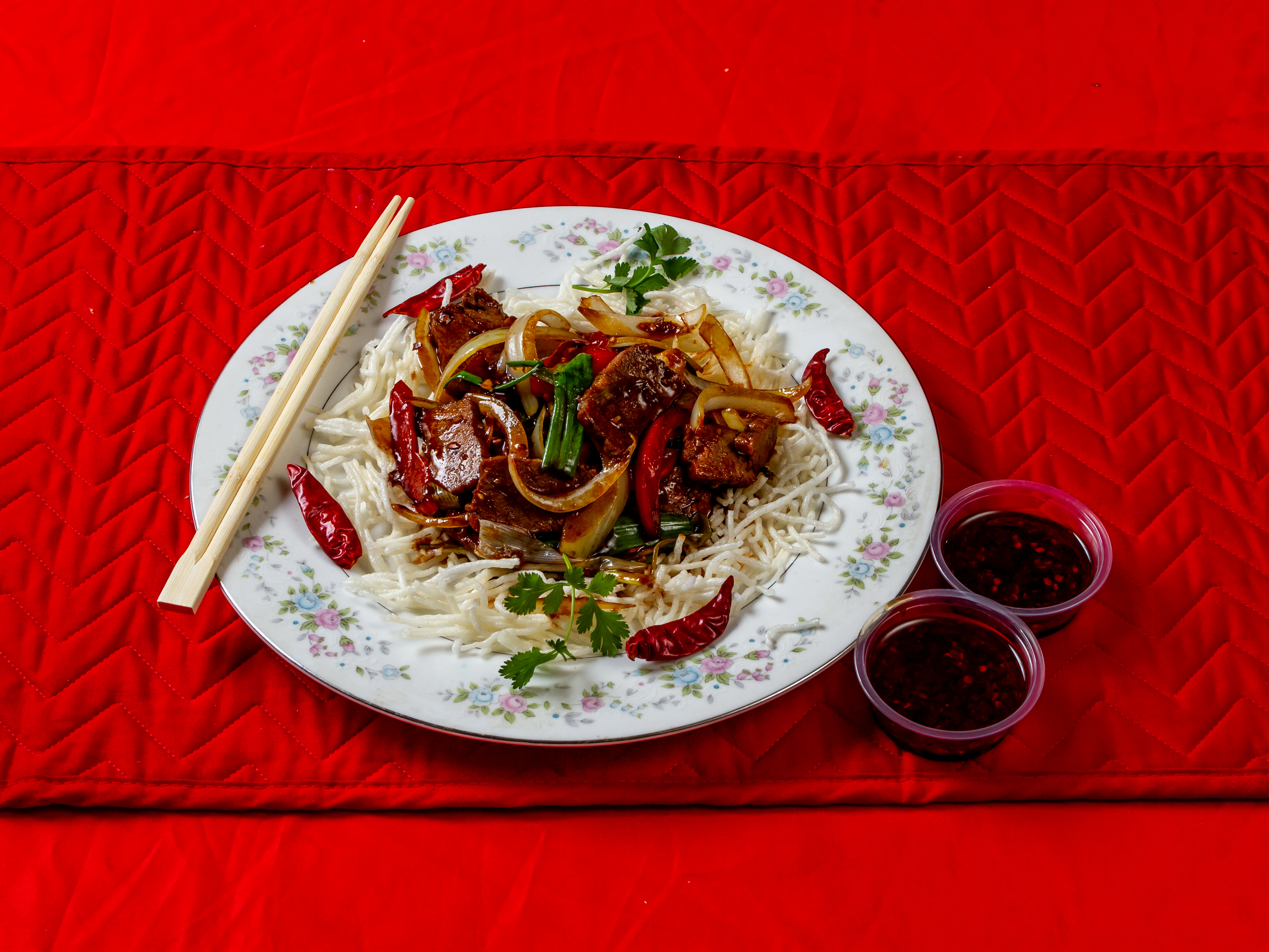 Order Spicy Mongolian Beef food online from Henry Fresh Chinese Bistro store, Tucson on bringmethat.com