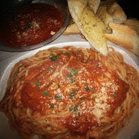 Order Spaghetti with Meat Sauce - Pasta food online from Larry Pizza store, Fullerton on bringmethat.com