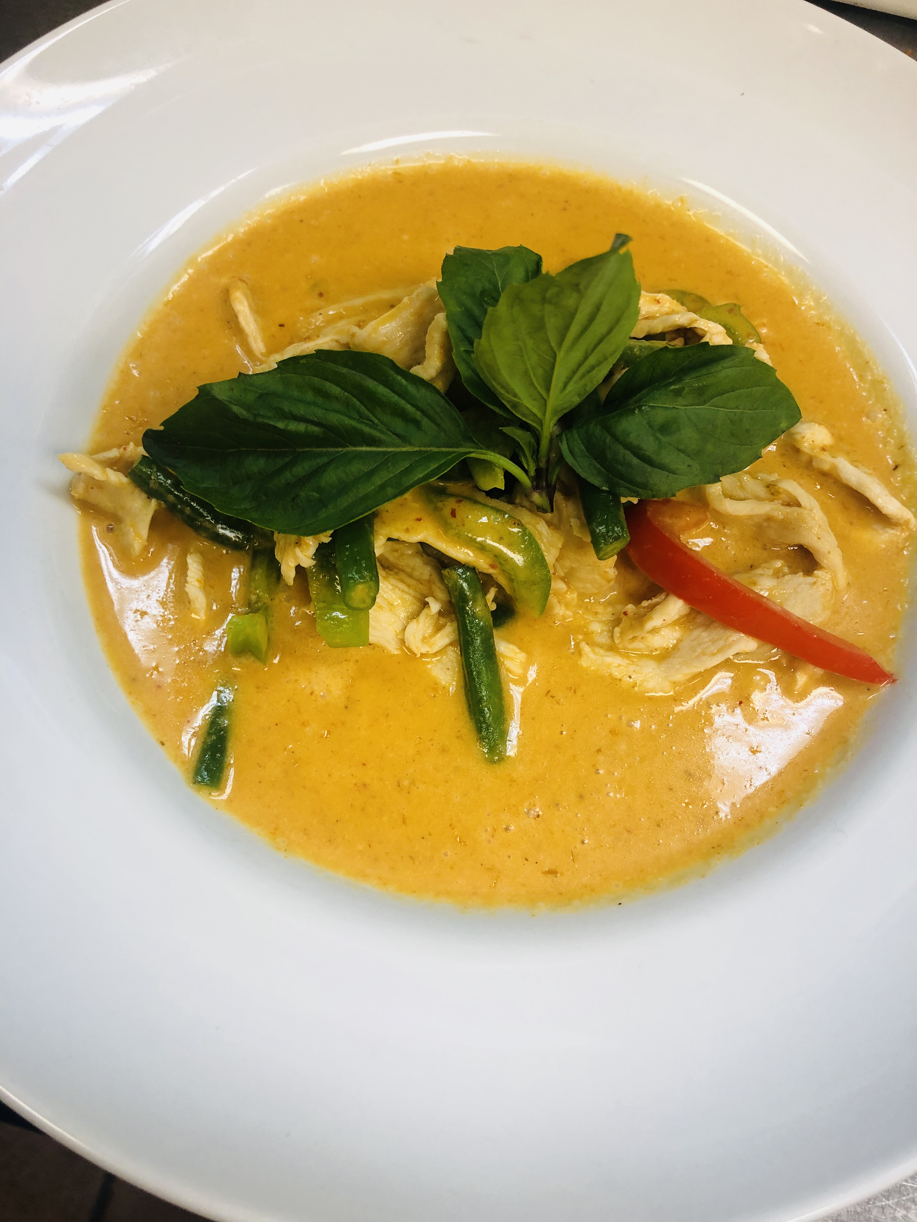 Order C1. Red Curry food online from Bangkok Orchid Thai Restaurant store, Irving on bringmethat.com